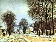 Alfred Sisley Snow at Louveciennes oil painting picture wholesale